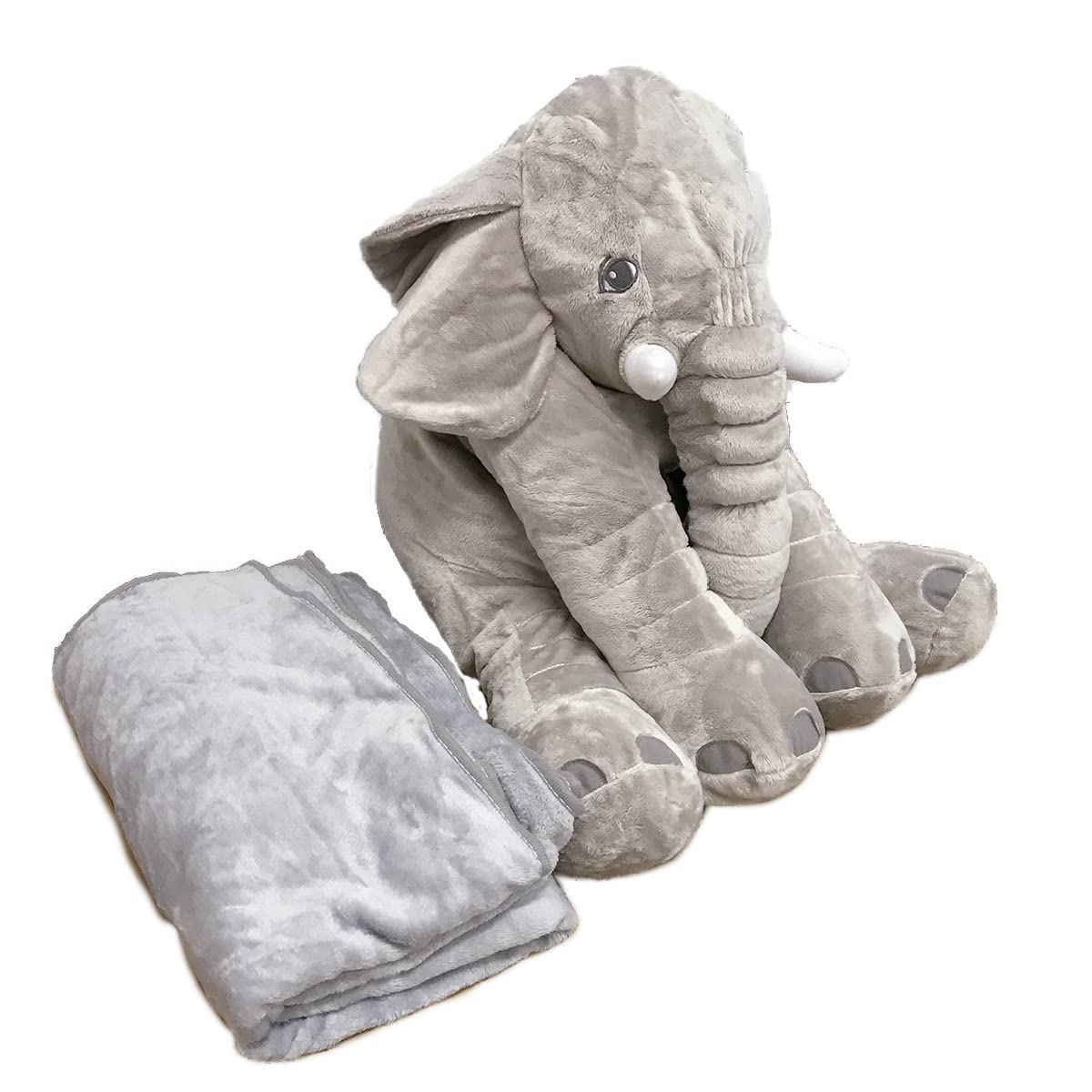 Amazon｜ジアン ぞうさん ブランケット ひざ掛け ゾウ ぞう 大判 毛布